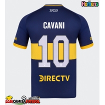 Camisa de Futebol Boca Juniors Edinson Cavani #10 Equipamento Principal 2025-26 Manga Curta